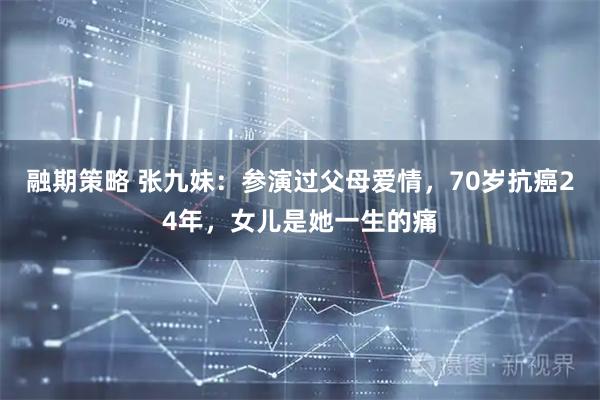 融期策略 张九妹：参演过父母爱情，70岁抗癌24年，女儿是她一生的痛